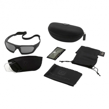 Revision - Shadowstrike Ballistic Sunglasses U.S. Miltary Kit - Black