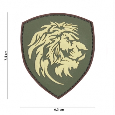 101 inc - Patch 3D PVC Dutch lion green #1097