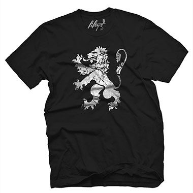Fifty5 Clothing - Lion Royalty Men's T Shirt - Black