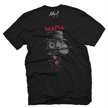 Fifty5 Clothing - Mafia Men's T Shirt - Black