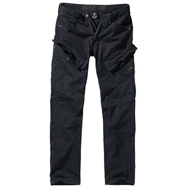Brandit - Adven Slim Fit Trousers - Black
