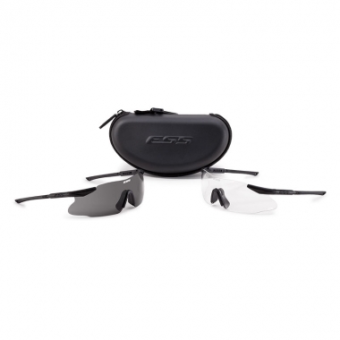 ESS - ICE-2X Retail Kit - Two Frame Black / Lens Smoke Grey and Clear