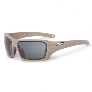 ESS - Rollbar Tactical - Frame Terrain Tan Logo Silver/Lens Clear, Smoke