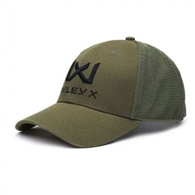 Wiley X - Trucker Cap Olive Green Black WX/Wiley X Logo