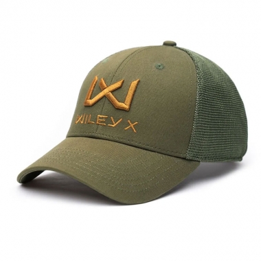 Wiley X - Trucker Cap Olive Green Tan WX/Wiley X Logo