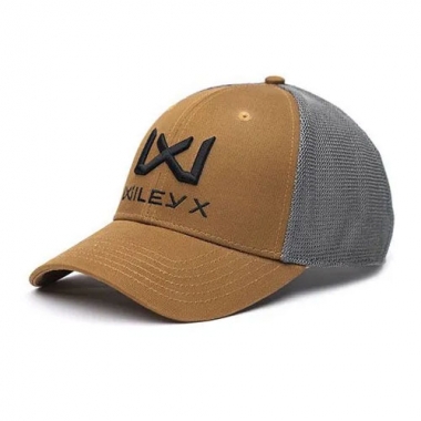 Wiley X - Trucker Cap Tan/Grey Black WX/Wiley X Logo