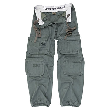 Kosumo - Stone washed trousers - Green