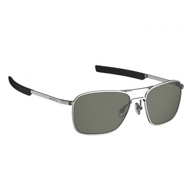 Magpul - Santini Eyewear Frame Matte Silver / Lens Polarized Gray-Green Lens with No Mirror