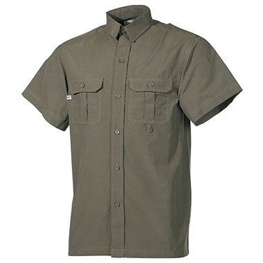 Max Fuchs - Outdoor Shirt short sleeves - OD green