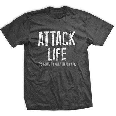 Ranger Up - Attack Life Normal-Fit T-Shirt