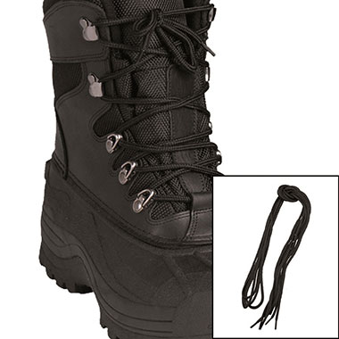 Mil-Tec - Black Poyester Shoe Laces