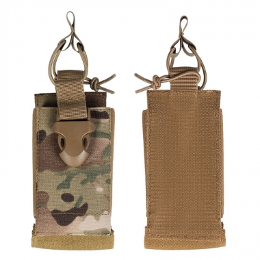 Sturm - Camouflage Radio Pouch With Hook Closure Backside