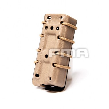 FMA - Scorpion Pistol Mag Carrier- Single Stack For 9mm With Flocking - Dark Earth
