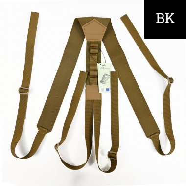 Tactical Component - Suspenders for warbelt - Black