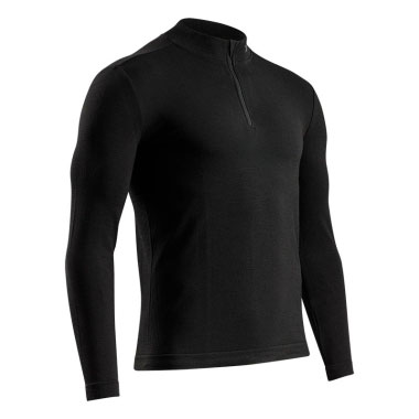 X-Bionic - MIGHTYWOOL SHIRT LS 1/2 ZIP MEN - X Black