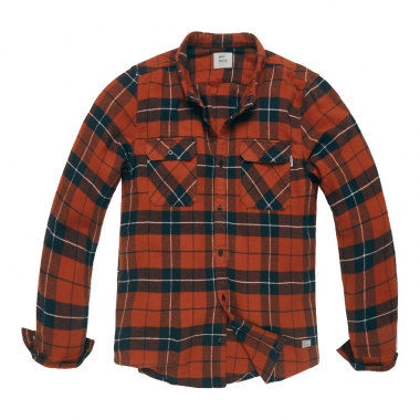 Vintage Industries - Sem Flannel Shirt - Orange Check